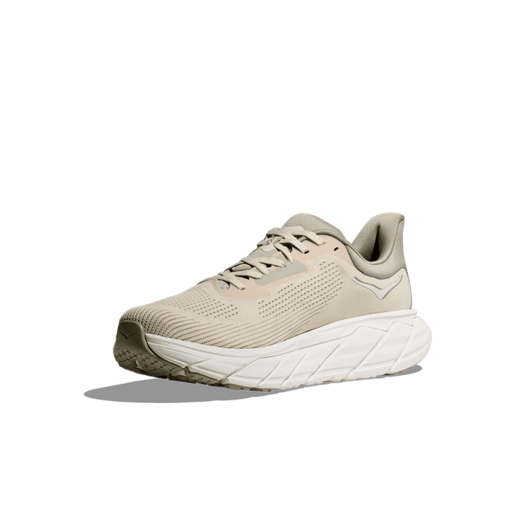 Hoka One One Arahi 7 2E Wide Oat Milk Barley Angle 1