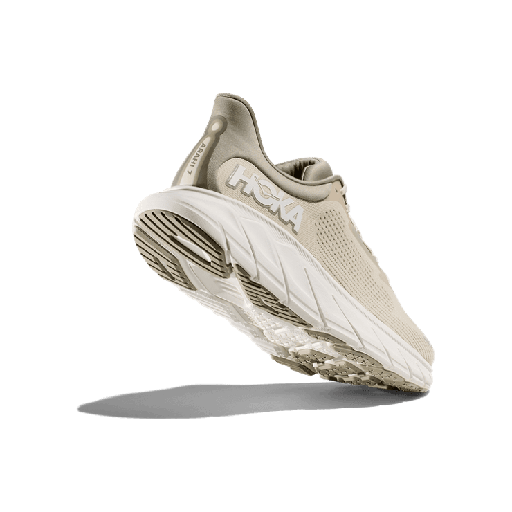 Hoka One One Arahi 7 2E Wide Oat Milk Barley Angle 2