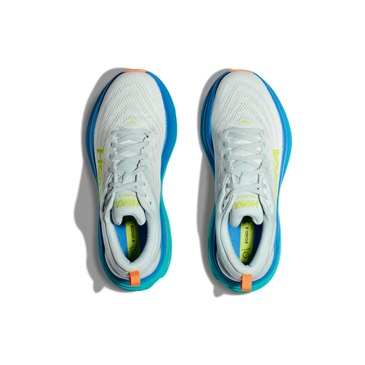 Hoka One One Bondi 8 Ice Flow Bit Of Blue Angle 0