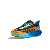 Hoka One One Speedgoat 5 Solar Flare Diva Blue Angle 1