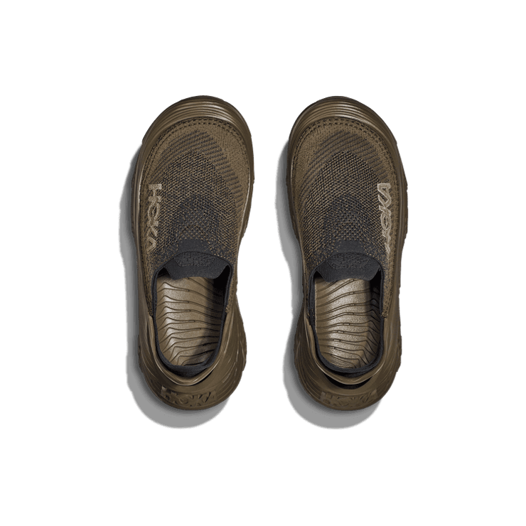 Hoka One One Restore TC Dark Olive Angle 0