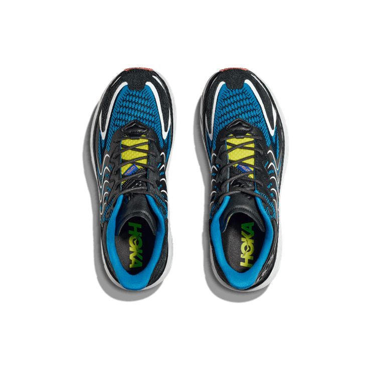 Hoka One One Clifton LS Black Diva Blue Angle 0