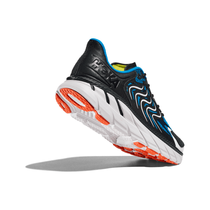 Hoka One One Clifton LS Black Diva Blue Angle 2