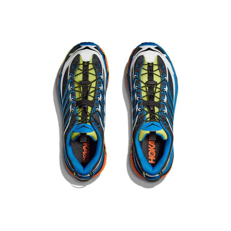 Hoka One One Mafate Three2 Black Diva Blue Angle 0