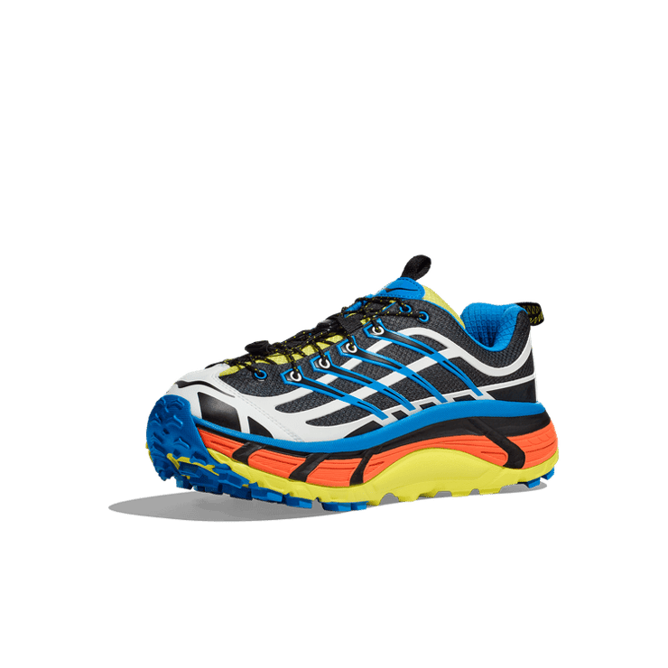 Hoka One One Mafate Three2 Black Diva Blue Angle 1