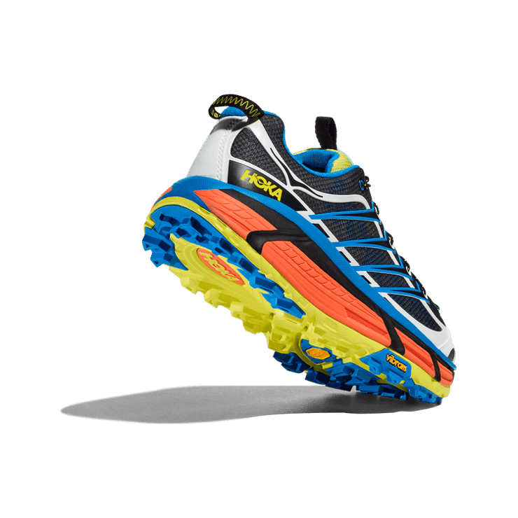 Hoka One One Mafate Three2 Black Diva Blue Angle 2