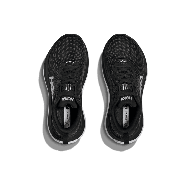 Hoka One One Gaviota 5 Wide Black White (W) Angle 0