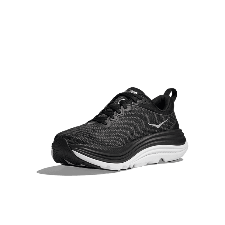 Hoka One One Gaviota 5 Wide Black White (W) Angle 1