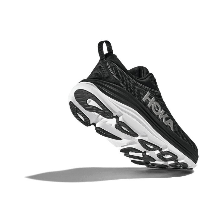 Hoka One One Gaviota 5 Wide Black White (W) Angle 2