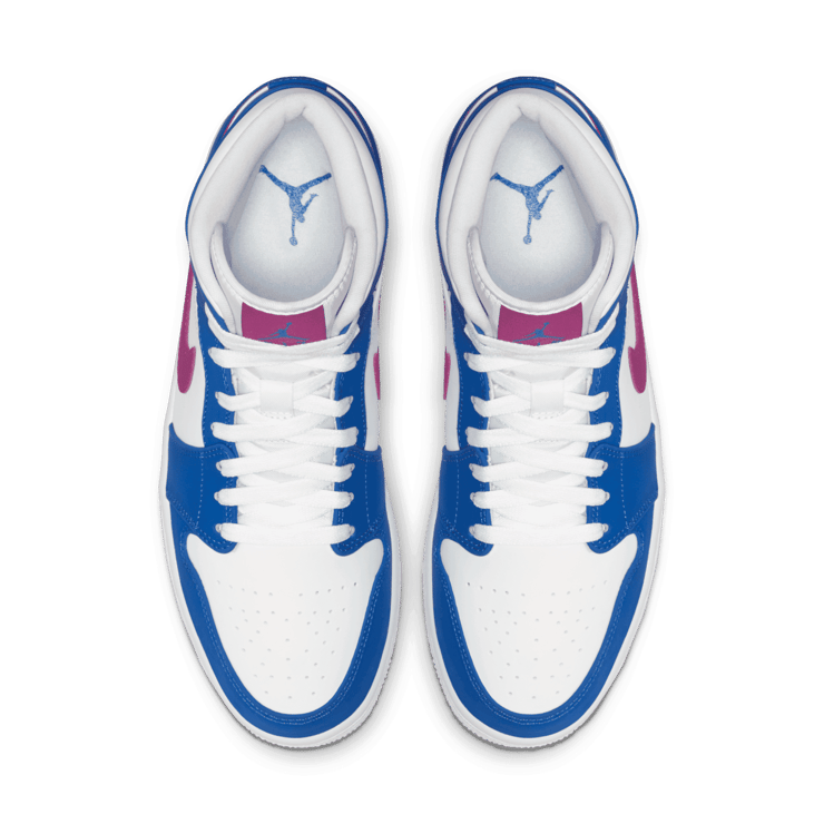 Jordan 1 Mid Hyper Royal Hyper Violet Angle 1