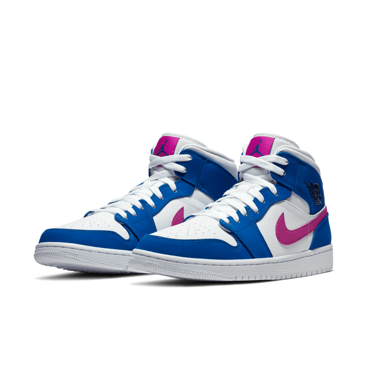 Jordan 1 Mid Hyper Royal Hyper Violet Angle 2