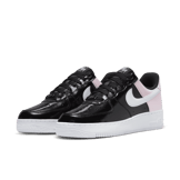 Nike Air Force 1 Low Patent Black Pink (W) Angle 2