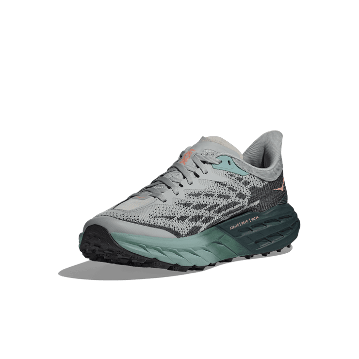 Hoka One One Speedgoat 5 Wide Harbor Mist Spruce (W) Angle 1