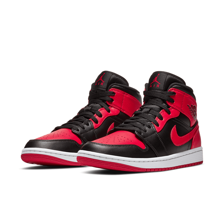 Jordan 1 Mid Banned Angle 2