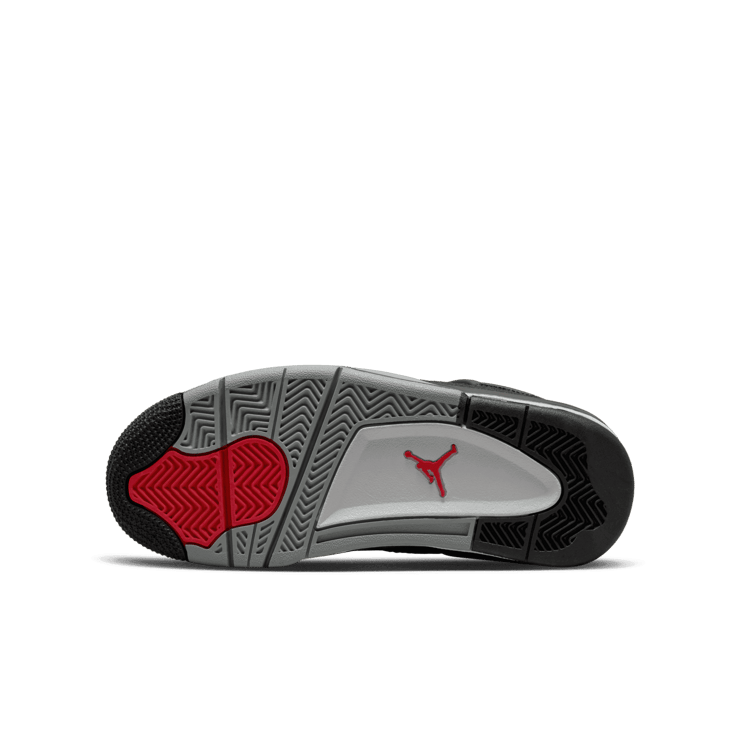 Air Jordan 4 Black Canvas (GS) Angle 0