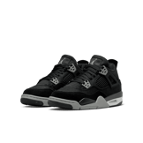 Air Jordan 4 Black Canvas (GS) Angle 2