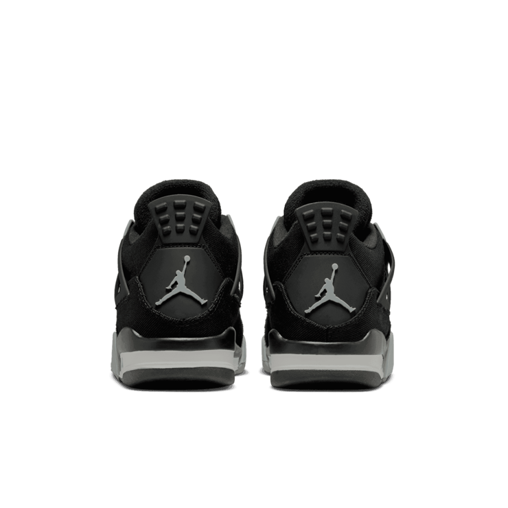 Air Jordan 4 Black Canvas (GS) Angle 3