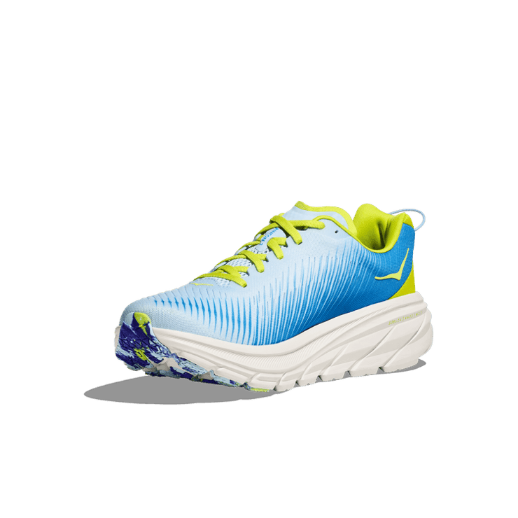 Hoka One One Rincon 3 Wide Ice Water Diva Blue Angle 0