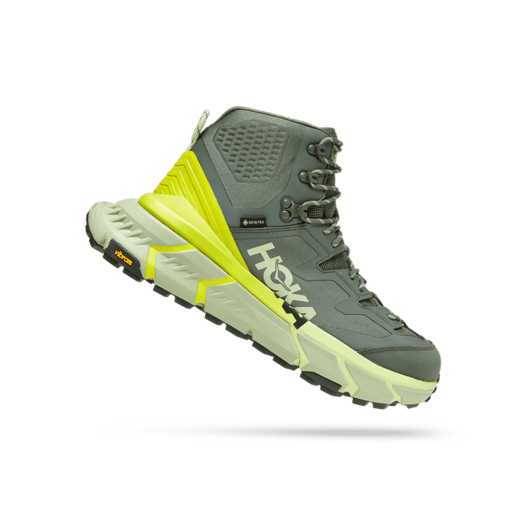 Hoka One One Tennine Hike GTX 109 Thyme Evening Primrose Angle 0