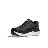 Hoka One One Bondi 7 Black White Angle 1