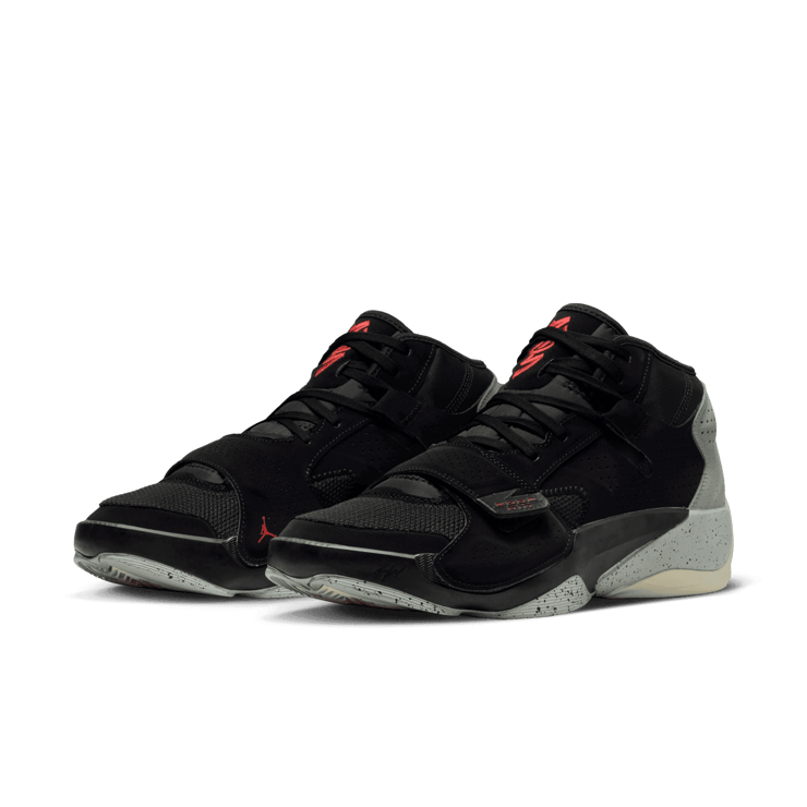 Jordan Zion 2 Black Light Smoke Grey Angle 2