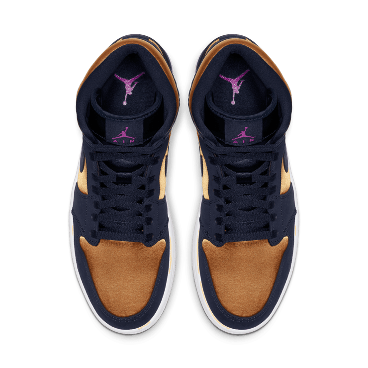 Jordan 1 Mid Obsidian Desert Ochre Angle 1