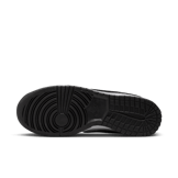 Nike Dunk Low Chenille Swoosh Black Grey Angle 0