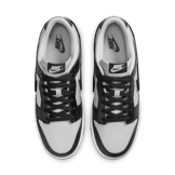 Nike Dunk Low Chenille Swoosh Black Grey Angle 1