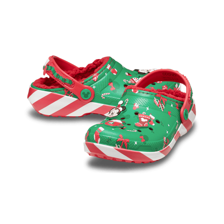 Crocs Lined Clog Disney Mickey Holiday (GS) Angle 0