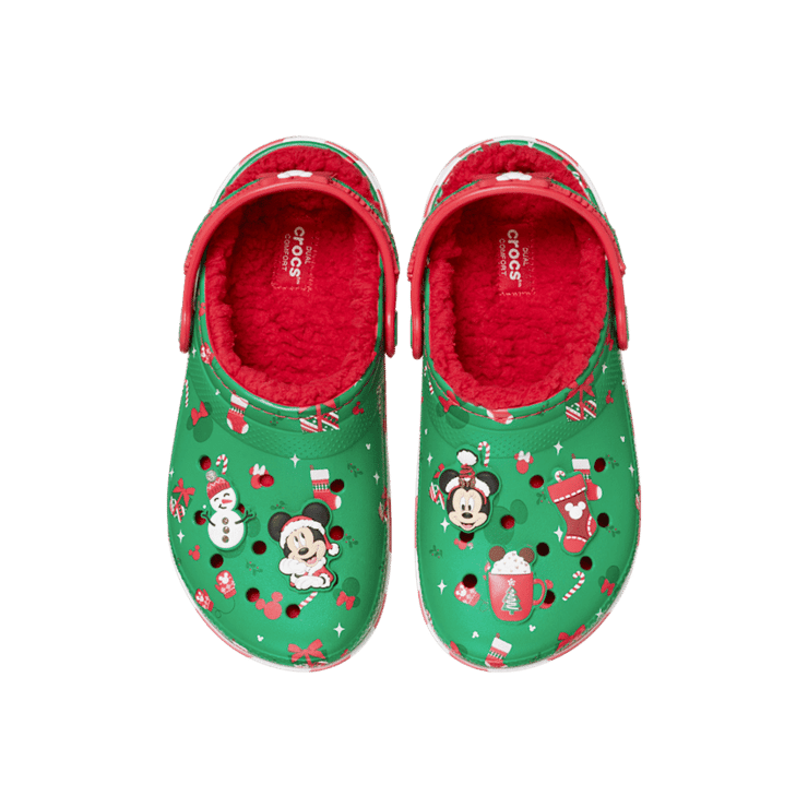 Crocs Lined Clog Disney Mickey Holiday (GS) Angle 1