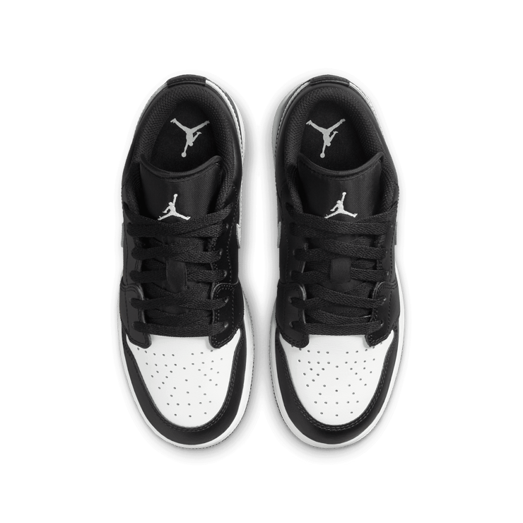 Air Jordan 1 Low Black Summit White (GS) Angle 2