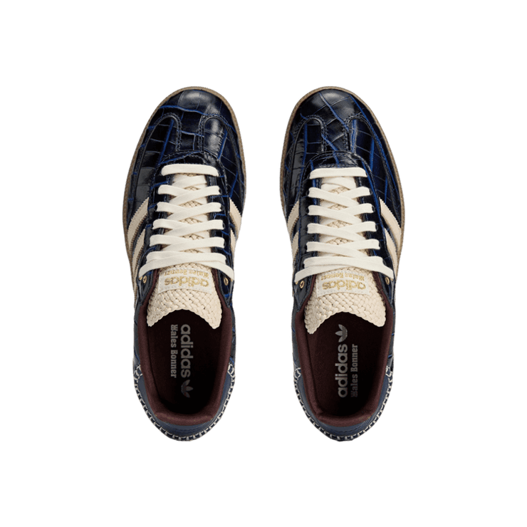 adidas Samba Wales Bonner Croc Navy Angle 2