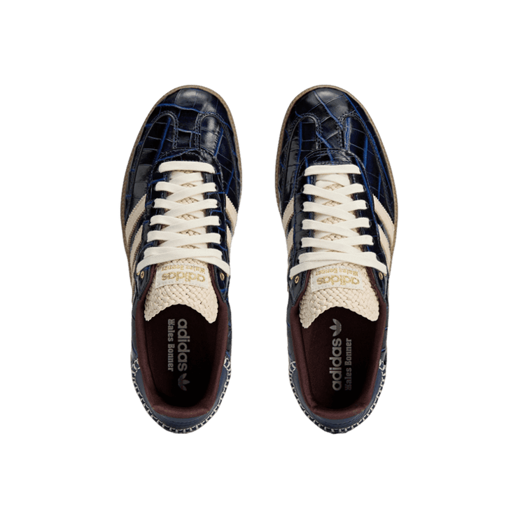 adidas Samba Wales Bonner Croc Navy Angle 2