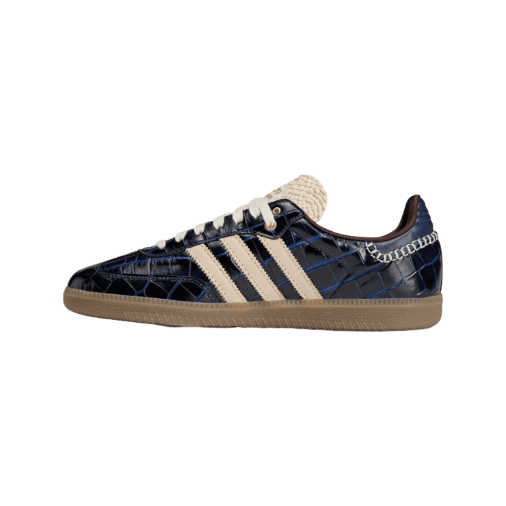 adidas Samba Wales Bonner Croc Navy Angle 0