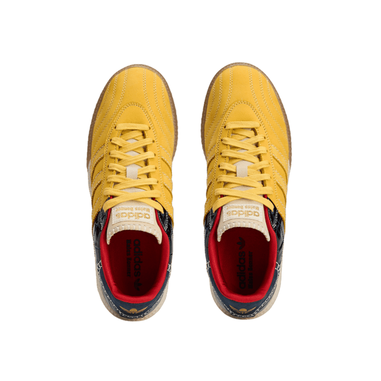 adidas Samba Millennium Wales Bonner Yellow Navy Angle 2