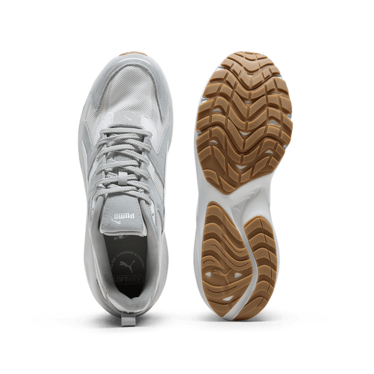 PUMA Hypnotic LS Sneakers in Feather Grey/White/Cool Mid Grey Angle 0