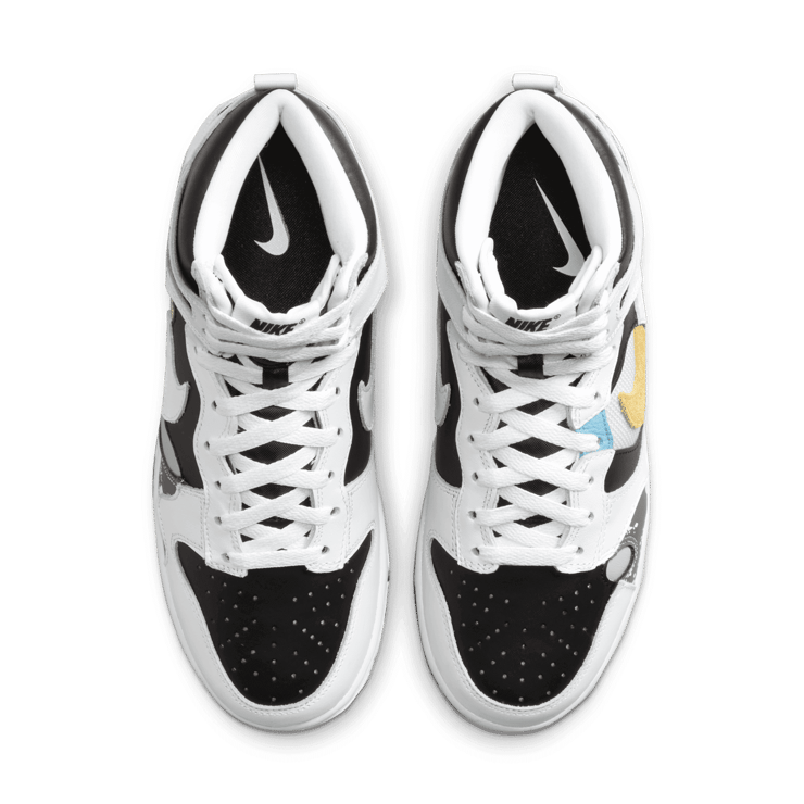 Nike Dunk High See-Thru Reverse Panda Angle 1