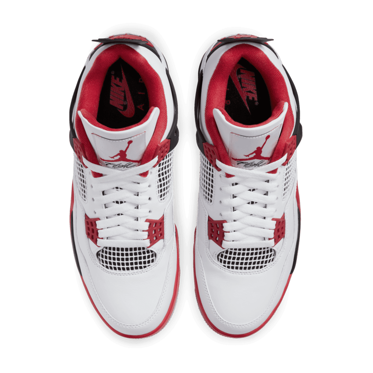 Jordan 4 Retro Fire Red (2020) Angle 1