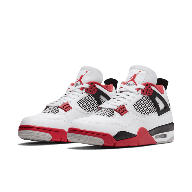 Jordan 4 Retro Fire Red (2020) Angle 2