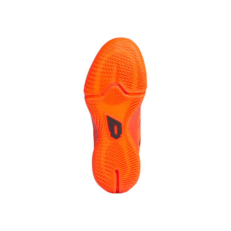 adidas Dame 9 Solar Red Angle 1
