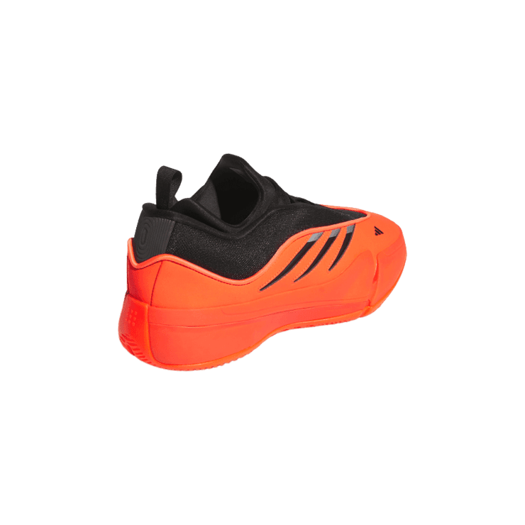 adidas Dame 9 Solar Red Angle 3