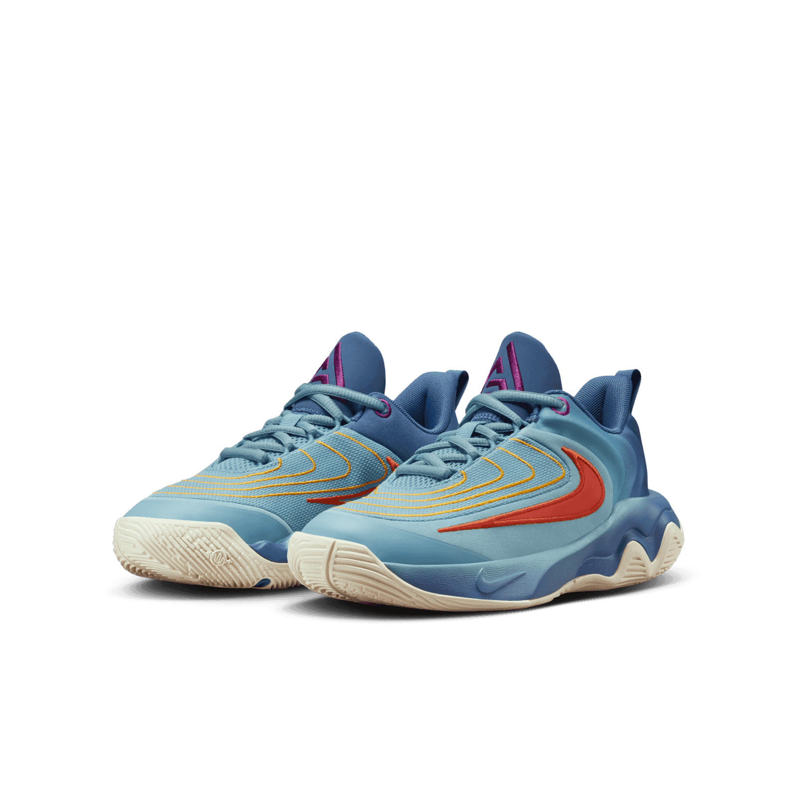Nike Giannis Immortality 4 'Denim Turquoise' (GS) Angle 2