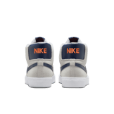 Nike SB Zoom Blazer Mid SB 'Wolf Grey Midnight Navy' Angle 3