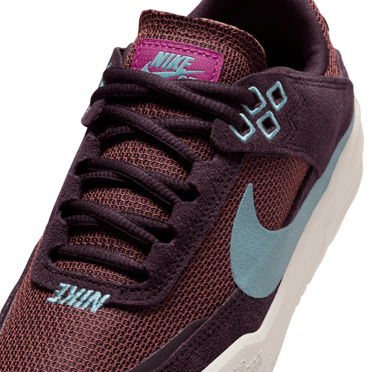 Nike SB Day One SB 'Burgundy Ash Denim Turquoise' (GS) Angle 4