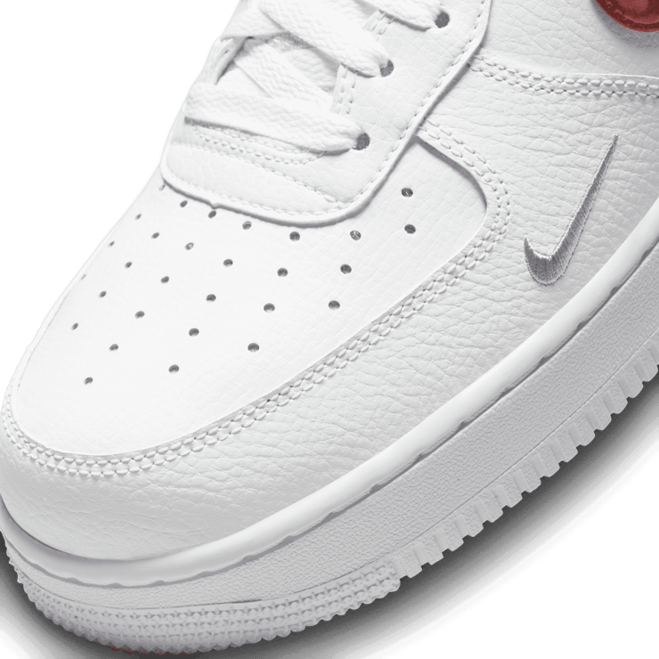 Nike Air Force 1 Low White Picante Red Angle 5