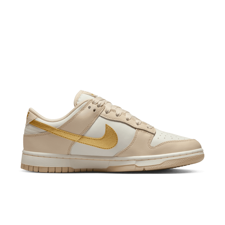 Nike Dunk Low Phantom Metallic Gold (W) Angle 1