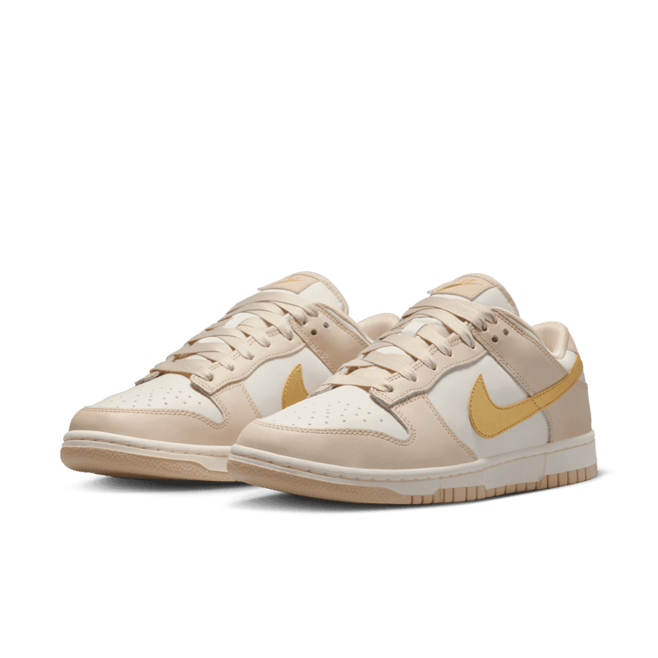 Nike Dunk Low Phantom Metallic Gold (W) Angle 3