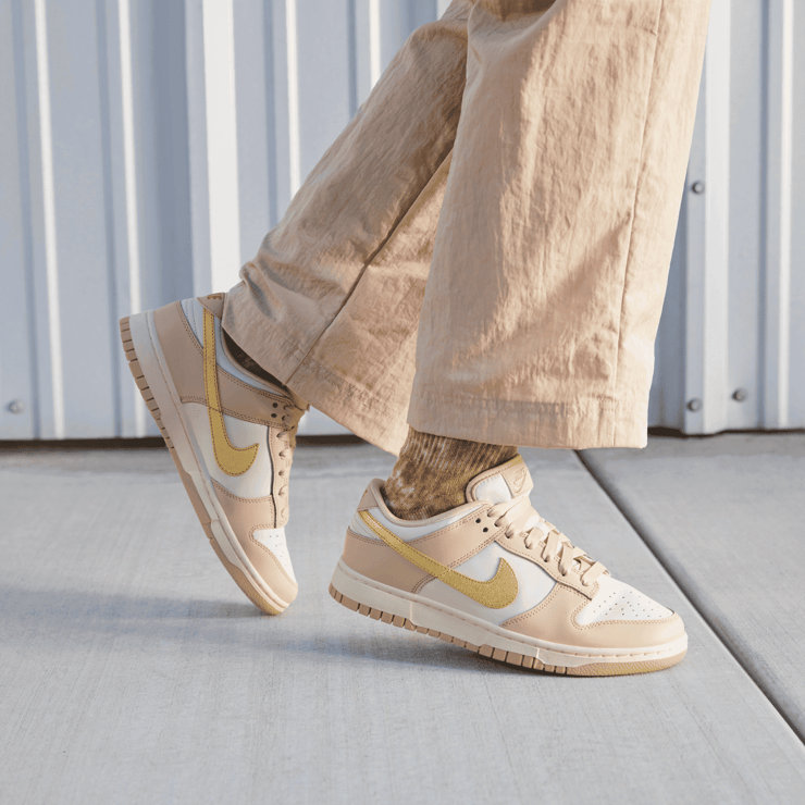 Nike Dunk Low Phantom Metallic Gold (W) Angle 7