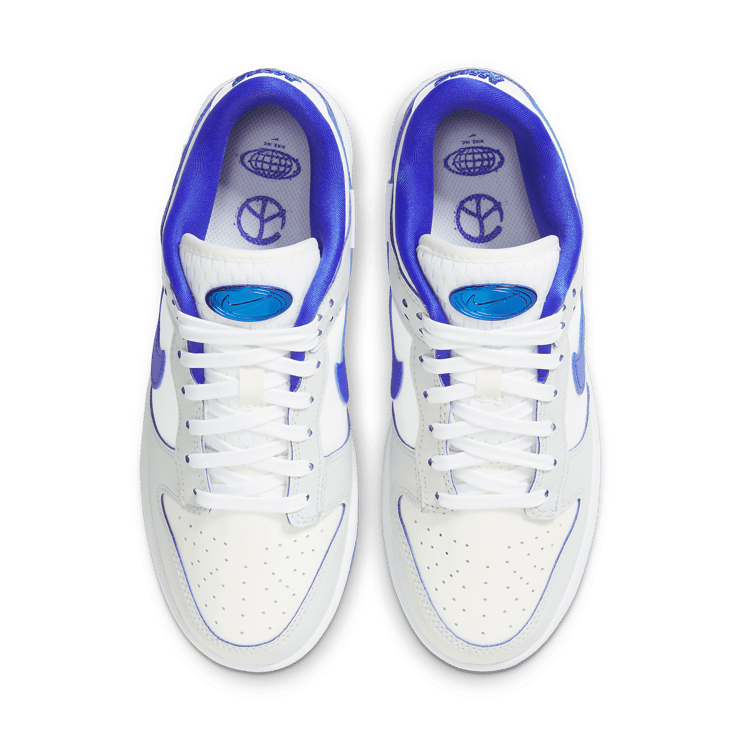 Nike Dunk Low Reflective White Game Royal Angle 1