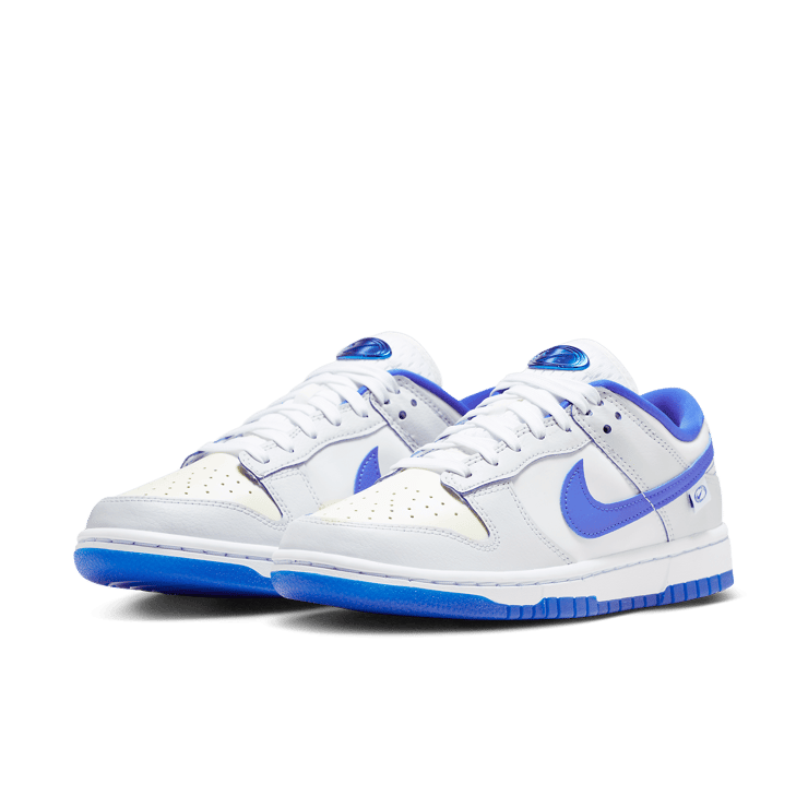 Nike Dunk Low Reflective White Game Royal Angle 2